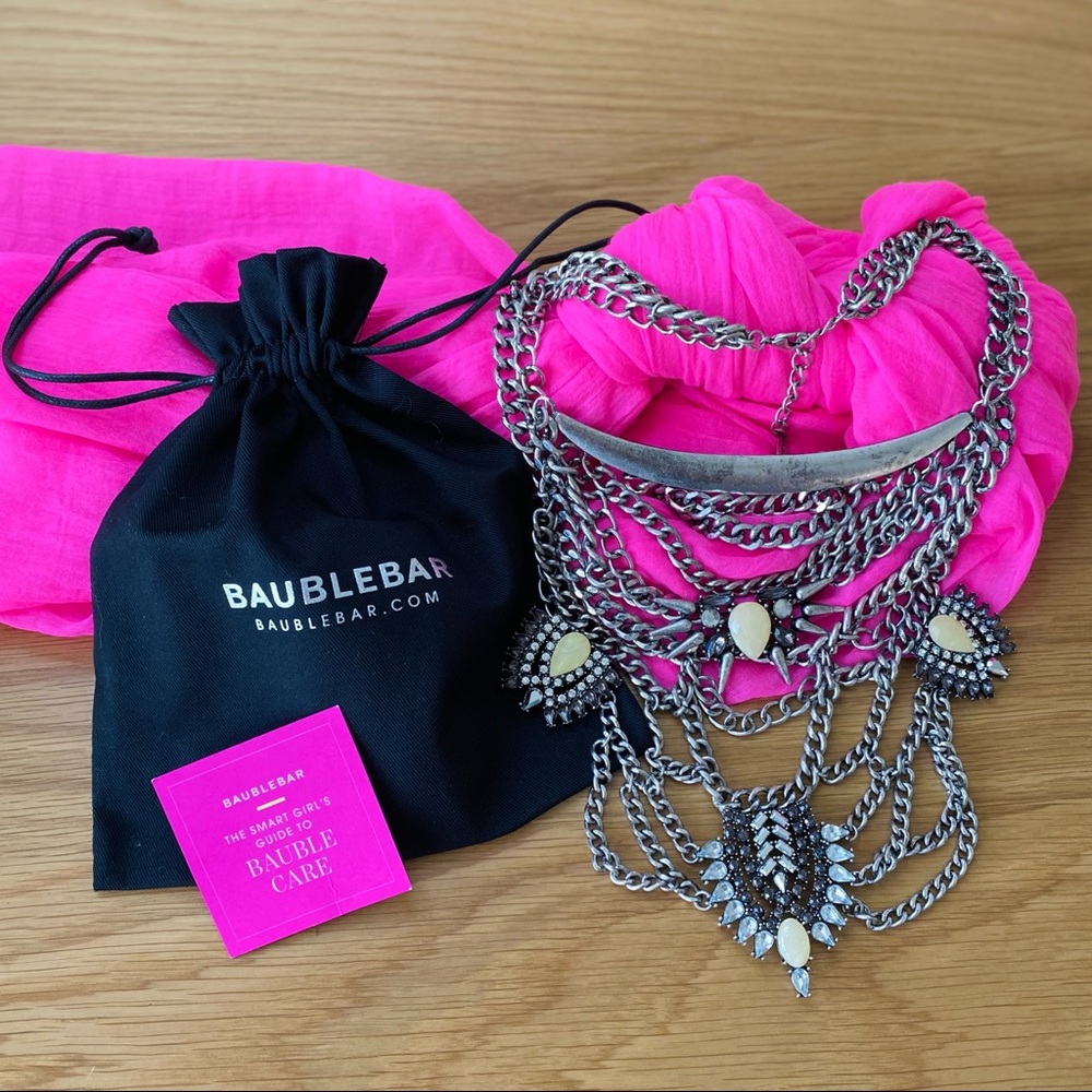 Bauble Bar Chain Orwell Bib Necklace